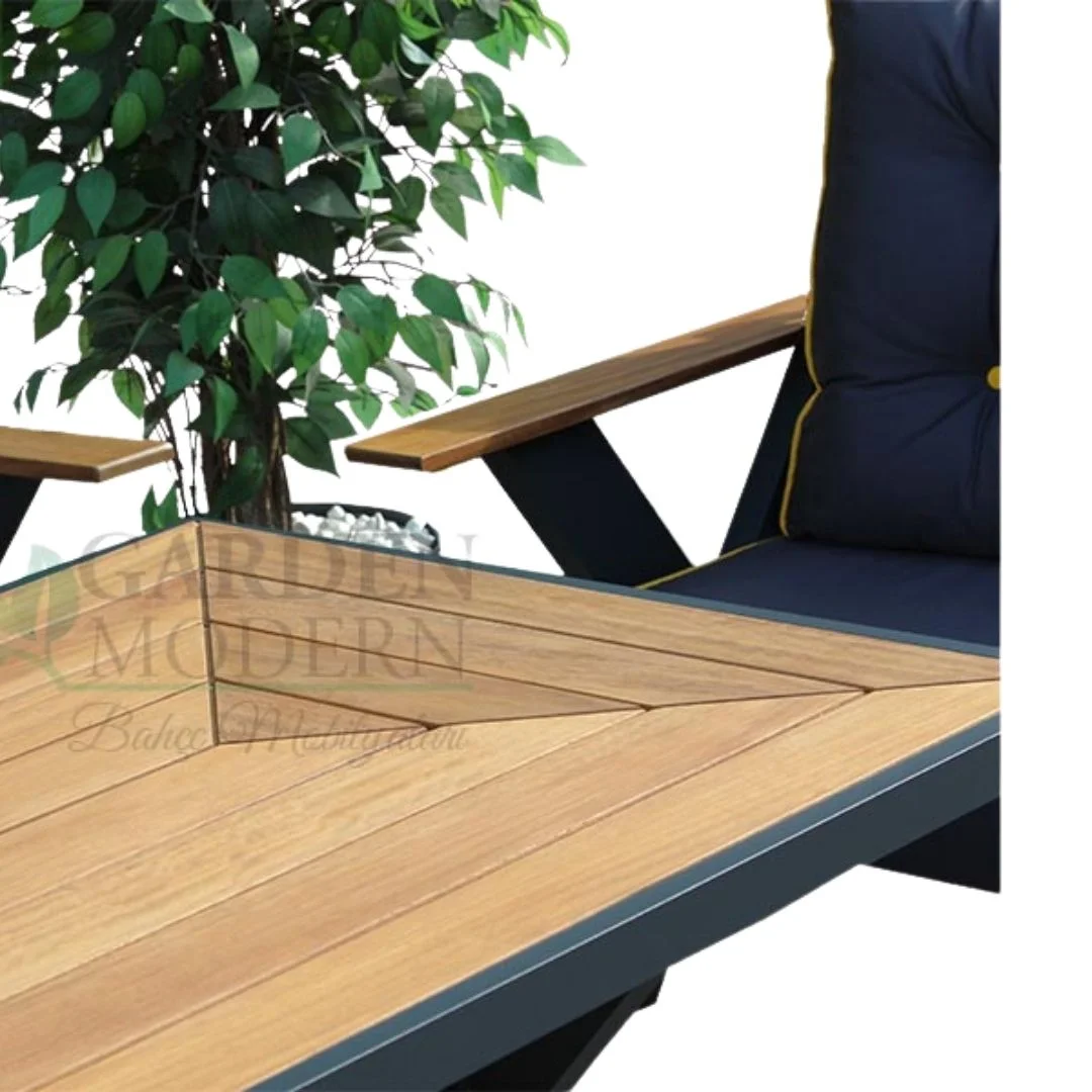 Aluminyum X Model Oturma Grubu