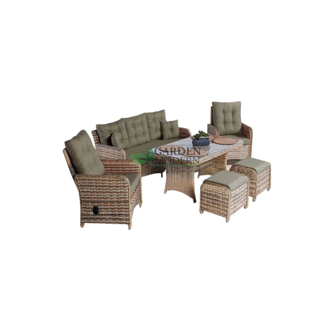 Latte Rattan Oturma Grubu